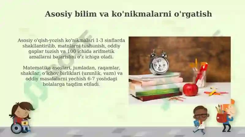 Boshlang'ich ta'lim maqsadi va vazifalari 7