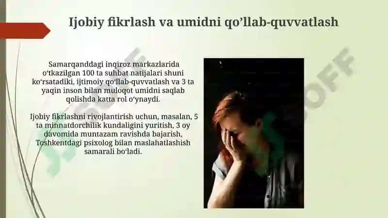Inqirozli vaziyatlarda pisixolagik va ijtimoiy yordamning asosiy turlari 7