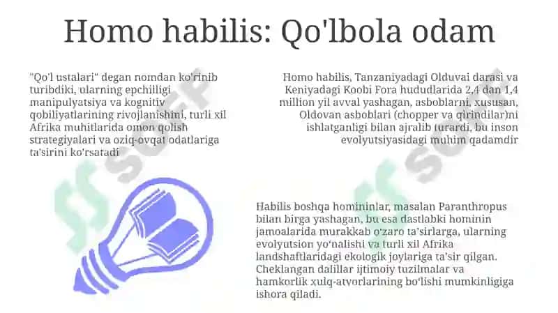 Primatlar kelib chiqishi va hominidlar evolyutsiyasi 7