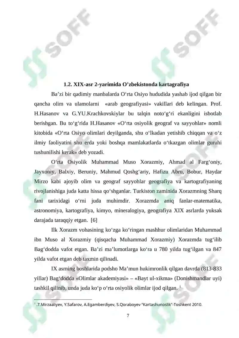 O’ZBEKISTONDA ATLAS KARTOGRAFIYANING RIVOJLANISHI 7