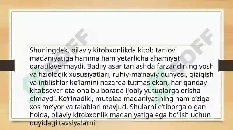 Kitobxonlik Madaniyatini Tartibiash 7