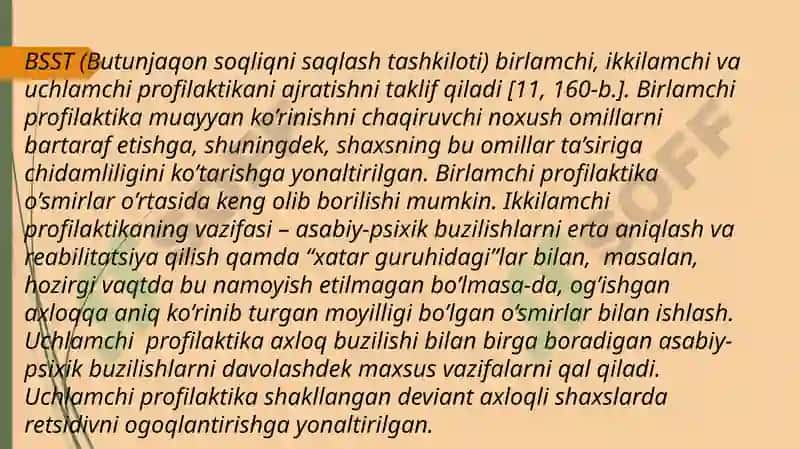 Shaxsning og'ishgan axloqi gaijtimoiy-psixologik ta'sir 7