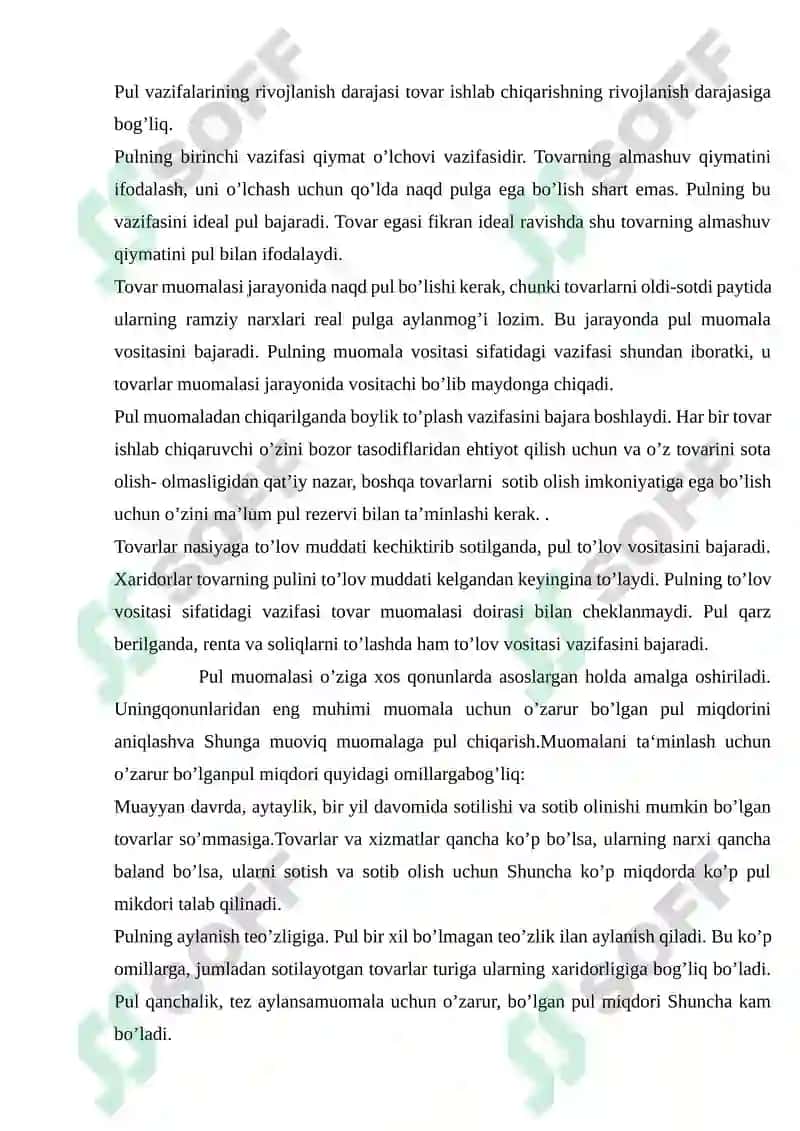 Pul muomalasi iqtisodiyotning eng qiziqarli, munozorali mavzularidan 7