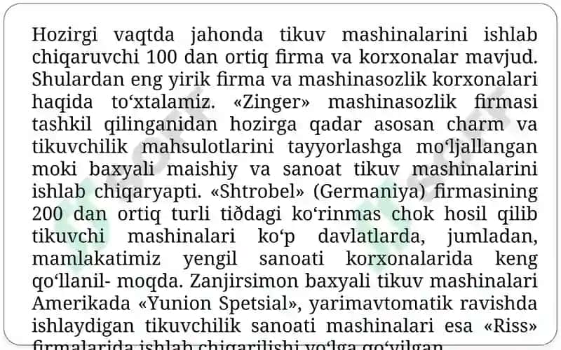 Kengimkoniyatli tikuv mashinalarini ignamexanizmlari 7