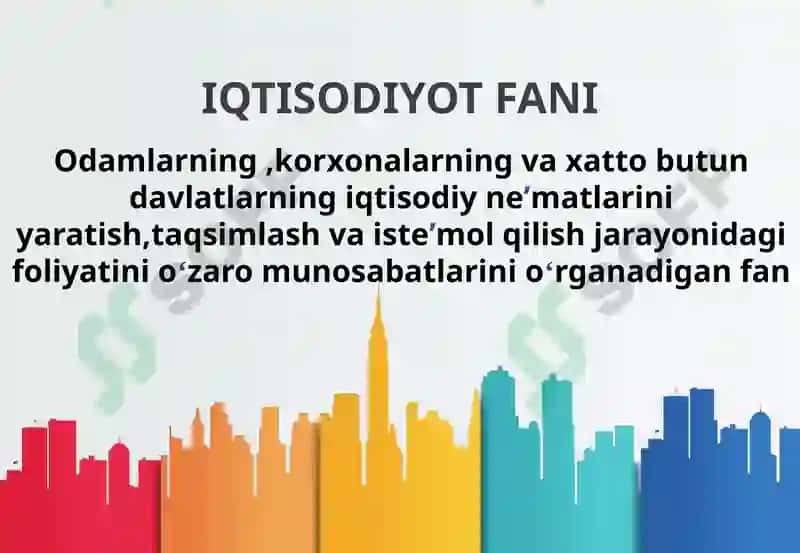 Iqtisodiy savodxonlik asosi 7