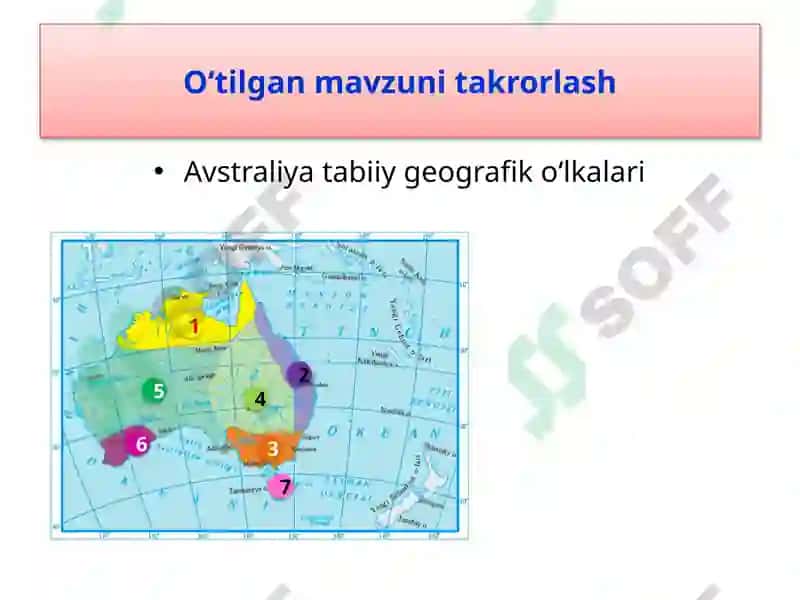 O‘tilgan mavzuni takrorlash 7