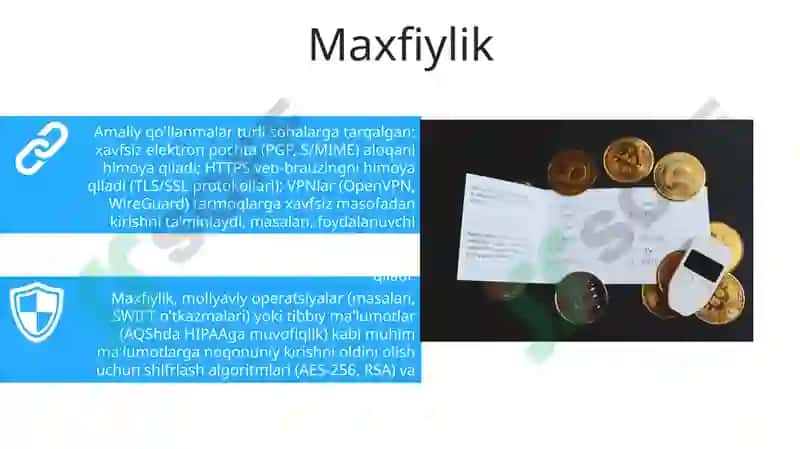 Kriptografiya nazariyasining asosiy tamoyillari 7