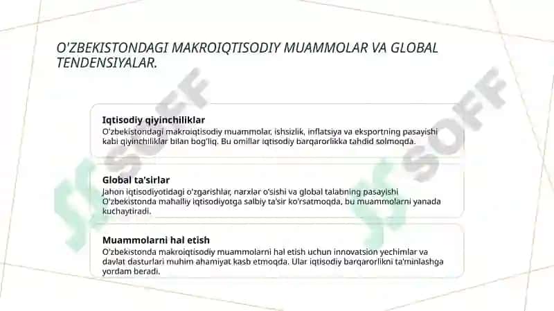 Davlat dasturidagi makroiqtisodiy masalalar 7