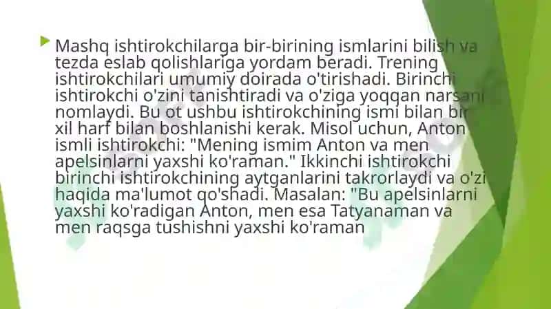 Maktabgacha ta’lim tashkilotlarini ota-onalar bilan jamoatga qaratish 7
