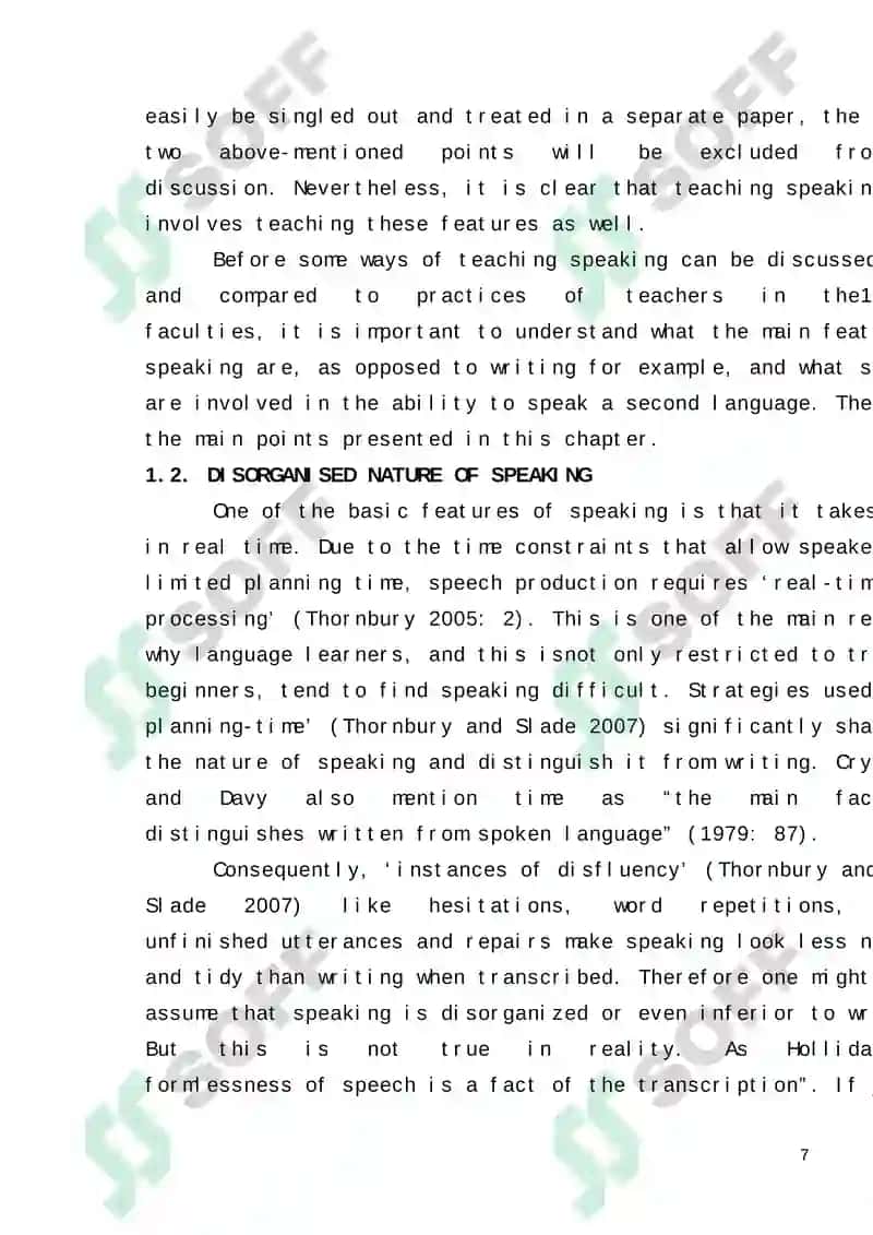 Developing Speaking Skills in Foreign Language Teaching 7