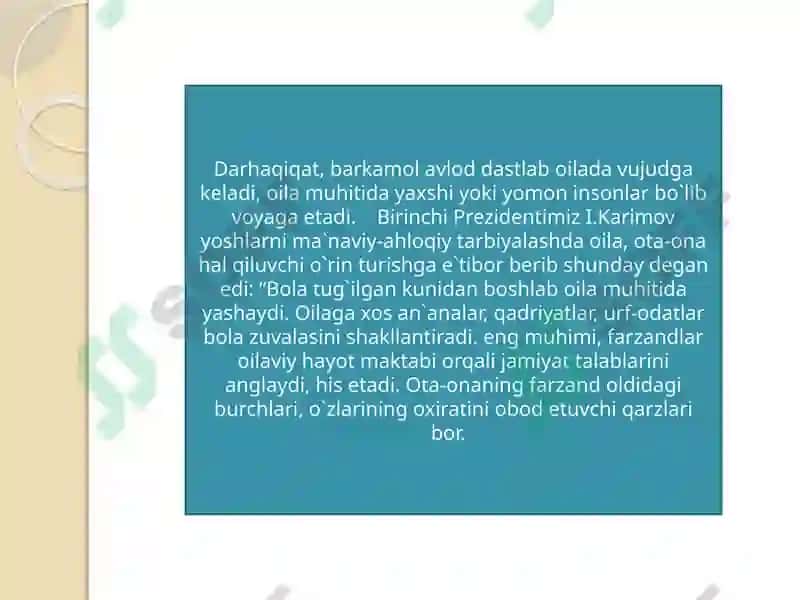 Maktabgacha ta'lim tashkilotining oila bilan xamkorligi 7