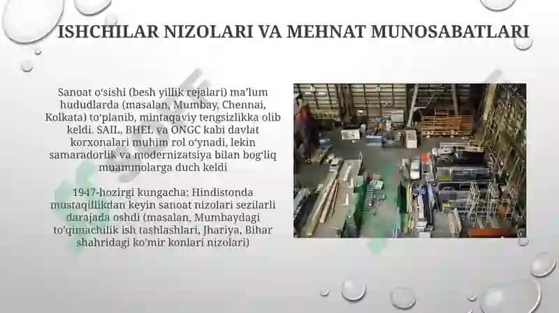 Mustaqillik yillarida qishloq xoʻjaligi va sanoat sohasidagi oʻzgarishlar 7
