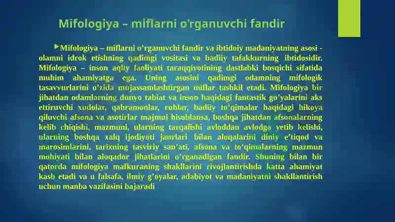 MIF VA AFSONANING JANR XUSUSIYATLARI 7