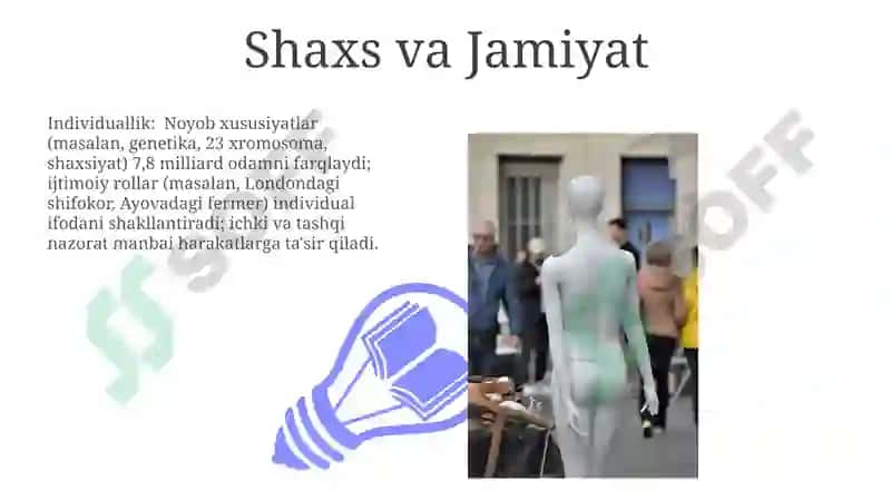 Shaxsiyatni ochish, Shaxsiyatni o'rganish 7