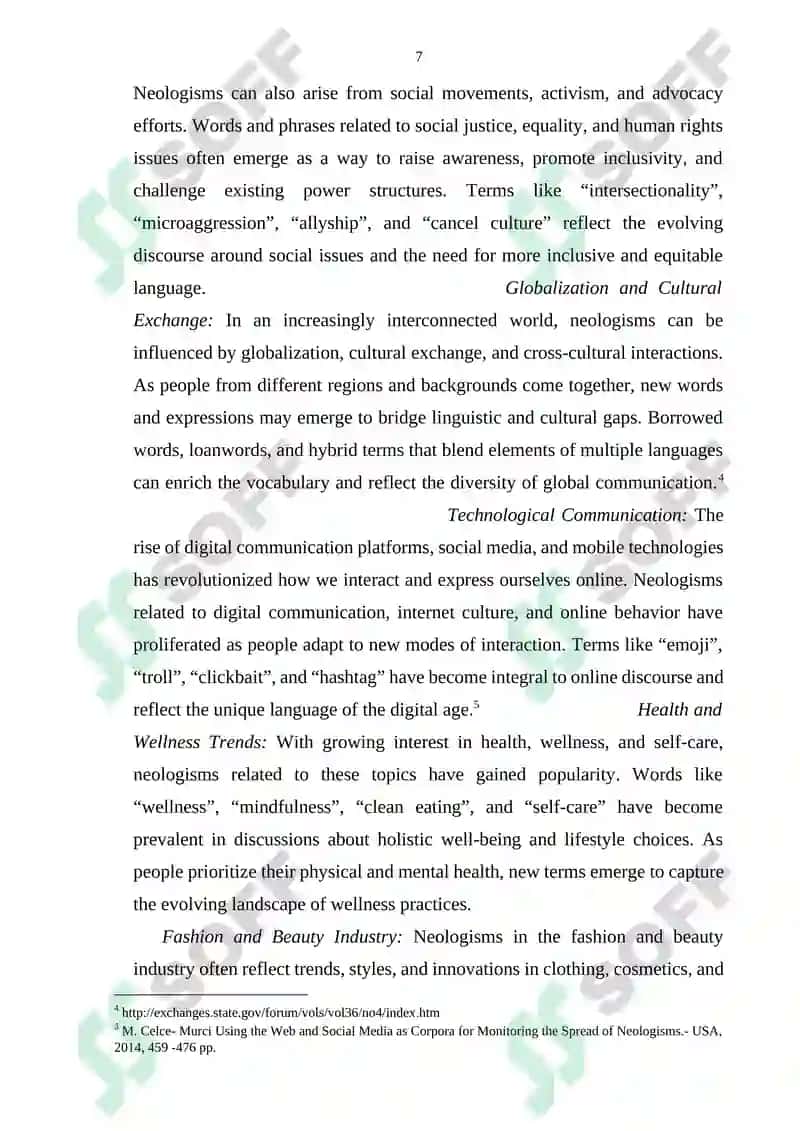 Neologisms Study Guide 7