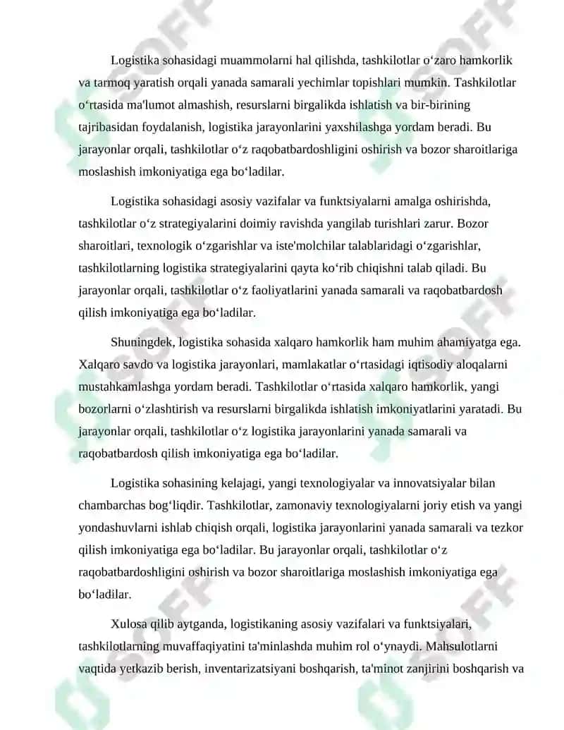 Logistika Nima 7
