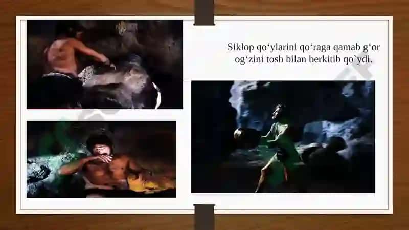 HOMERNING “ ODISSEYA” DOSTONI haqida slayd 7