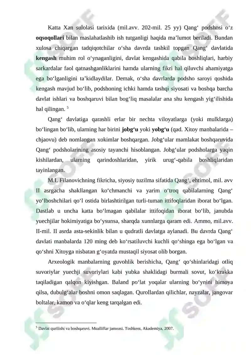 Salavkiylar Davlatida Ichki Siyosiy Boshqaruv 7