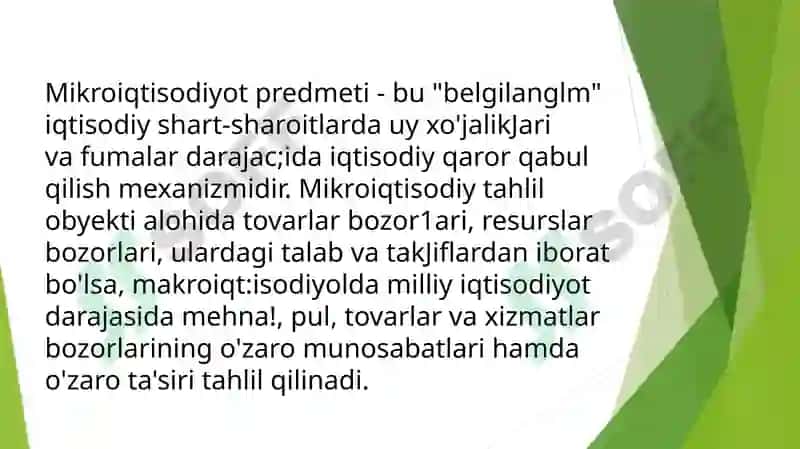 Makroiqtisodiy modellar. Asosiy makroiqtisodiy modellarning qiyosiy tahlili 7