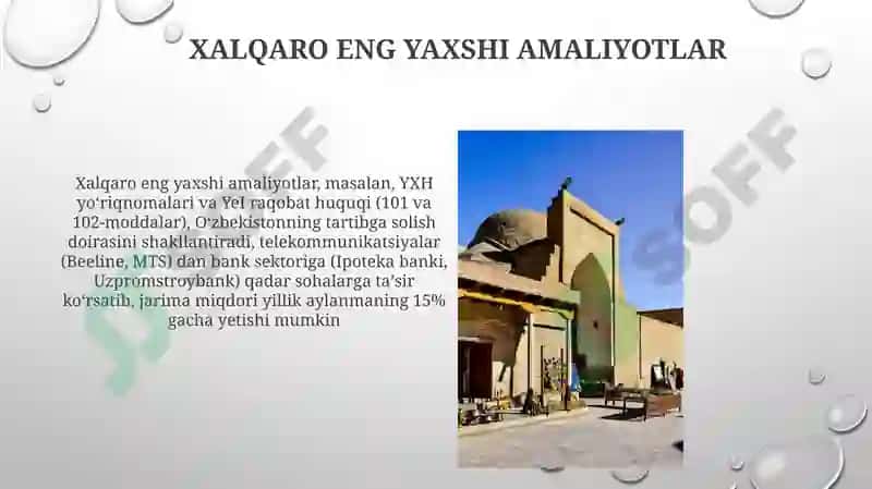 O'zbekistonda Raqobatchilik Muhitining Shakllanishi va Monopoliyaga Qarsh Qonun 7