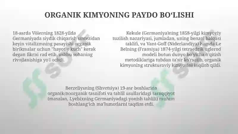 Kimyo oʻqitish metodikasining nazariy asoslari fanining rivojlanish tarixi 7