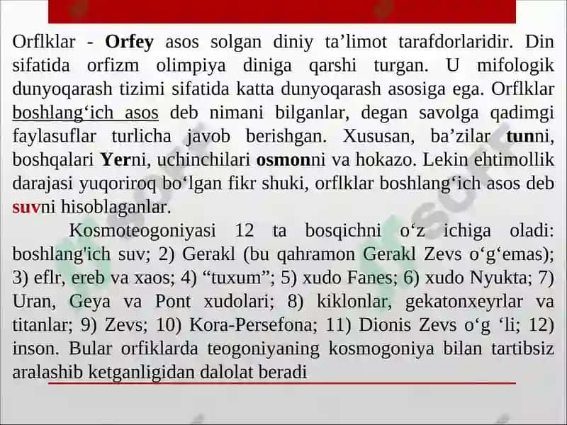 Qadimgi Yunonistonda falsafiy fikrlarni rivoji 7