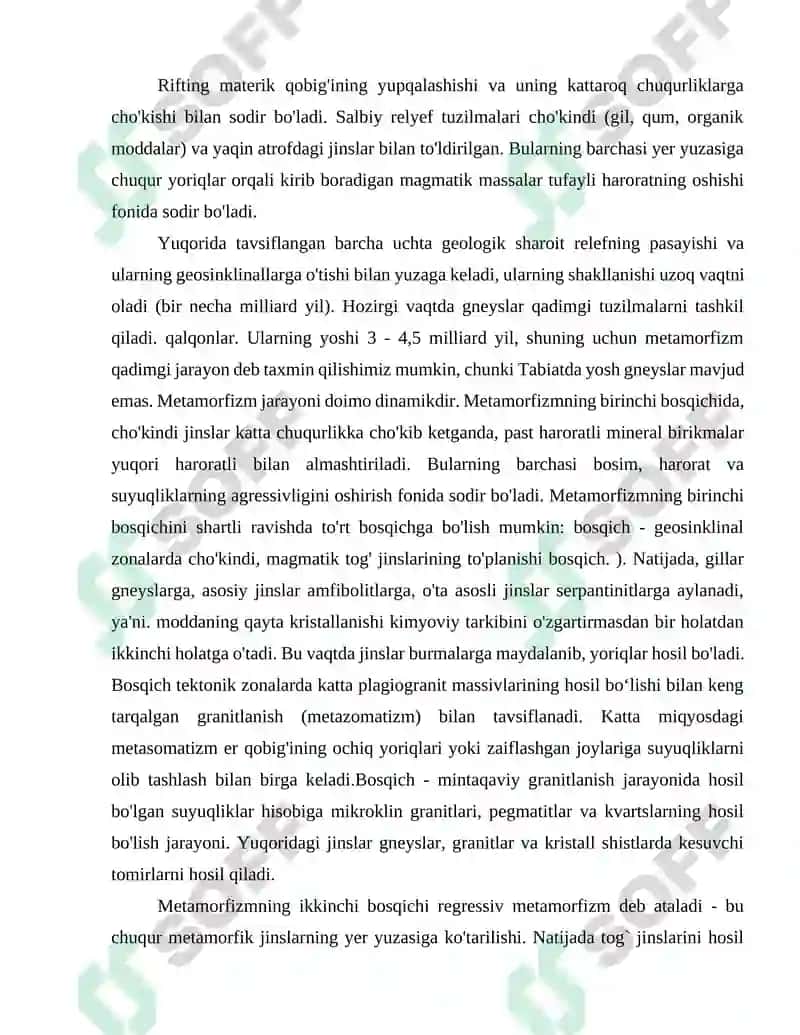 Metamorfizm sabablari 7
