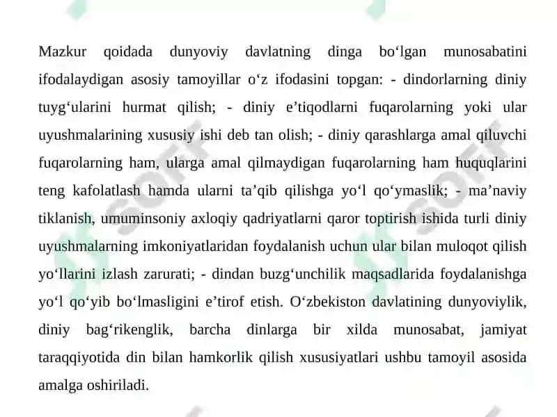 Dinshunoslik fanining predmeti, maqsadi va vazifalari 7