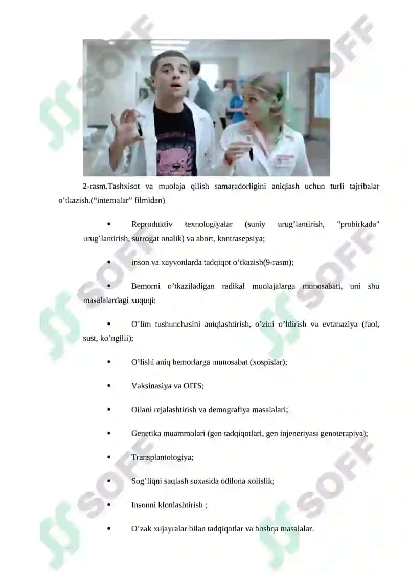Bioetika fanidan o’quv-uslubiy majmuasi 7
