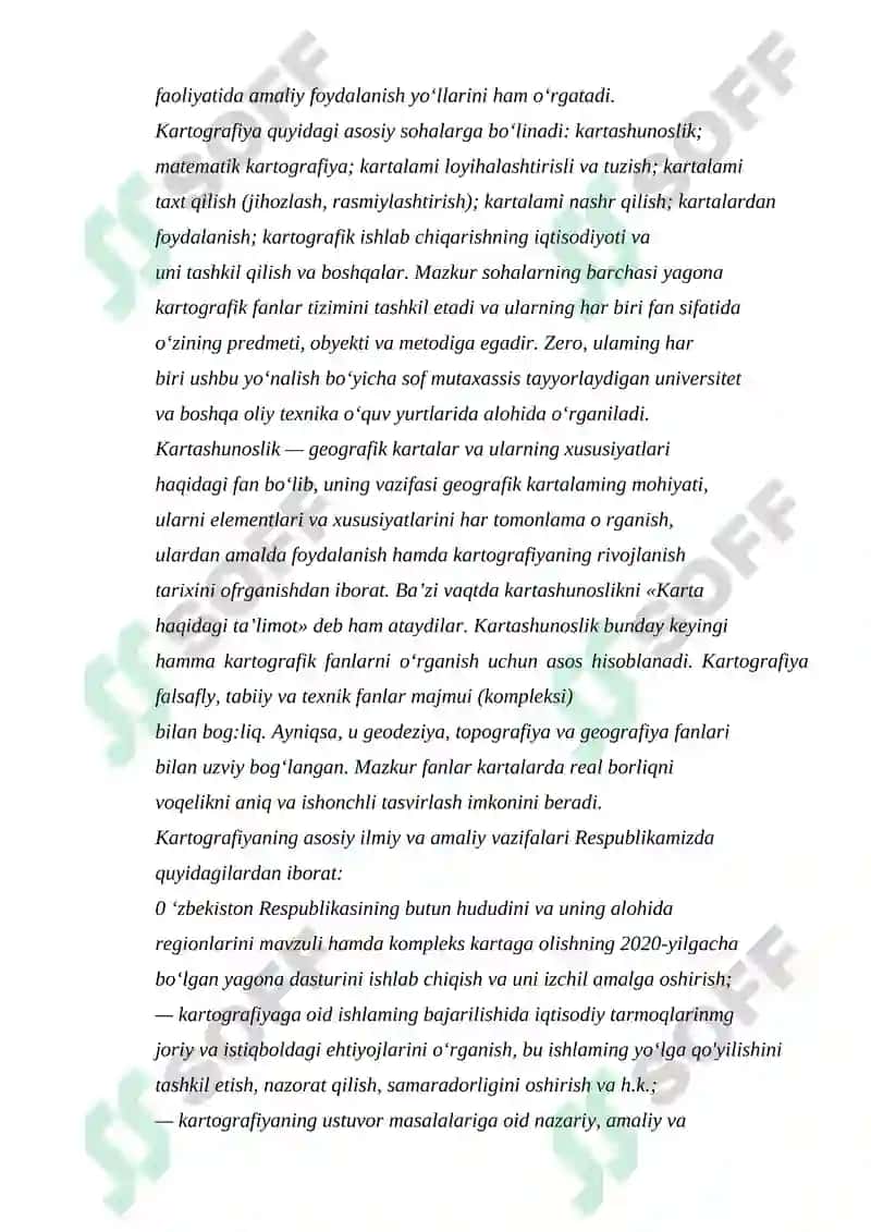 Zamonaviy kartografiyaning vujudga kelishi va rivojlanishi 7