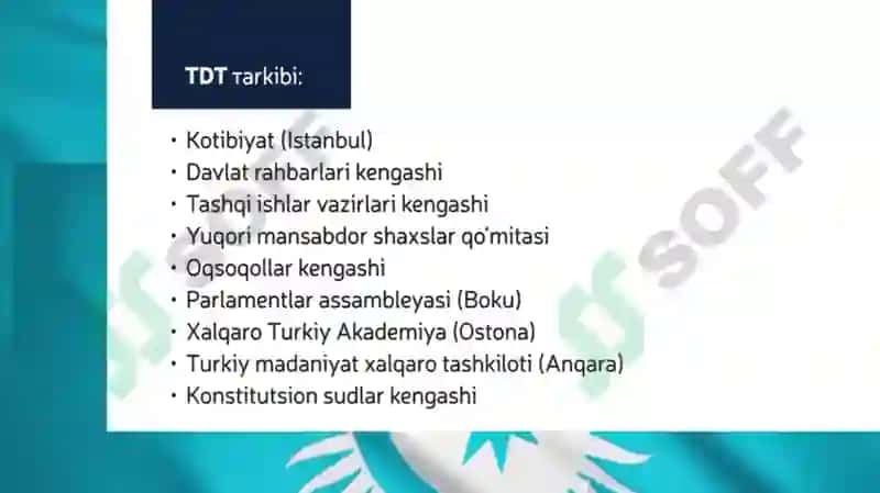 Turkiy Davlatlar Tashkilotining Samarqand dao'tkazilgan birinchi sammiti 7