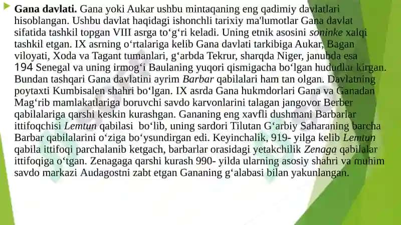 Afrikaning Janubiy Sahara Xalqlari Tarixi 7