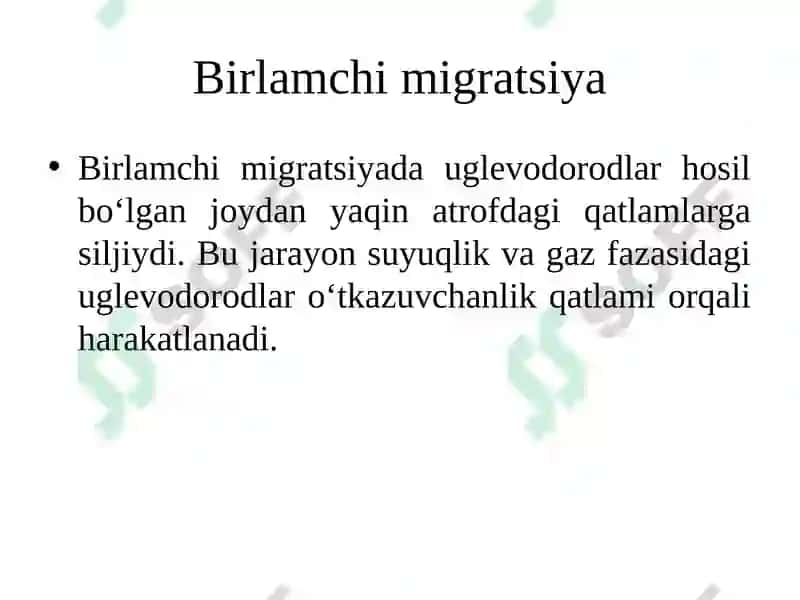 NEFT VA TABIIY GAZNING YER PO‘STIDA HOSIL BO‘LISHI VA SILJISHI 7