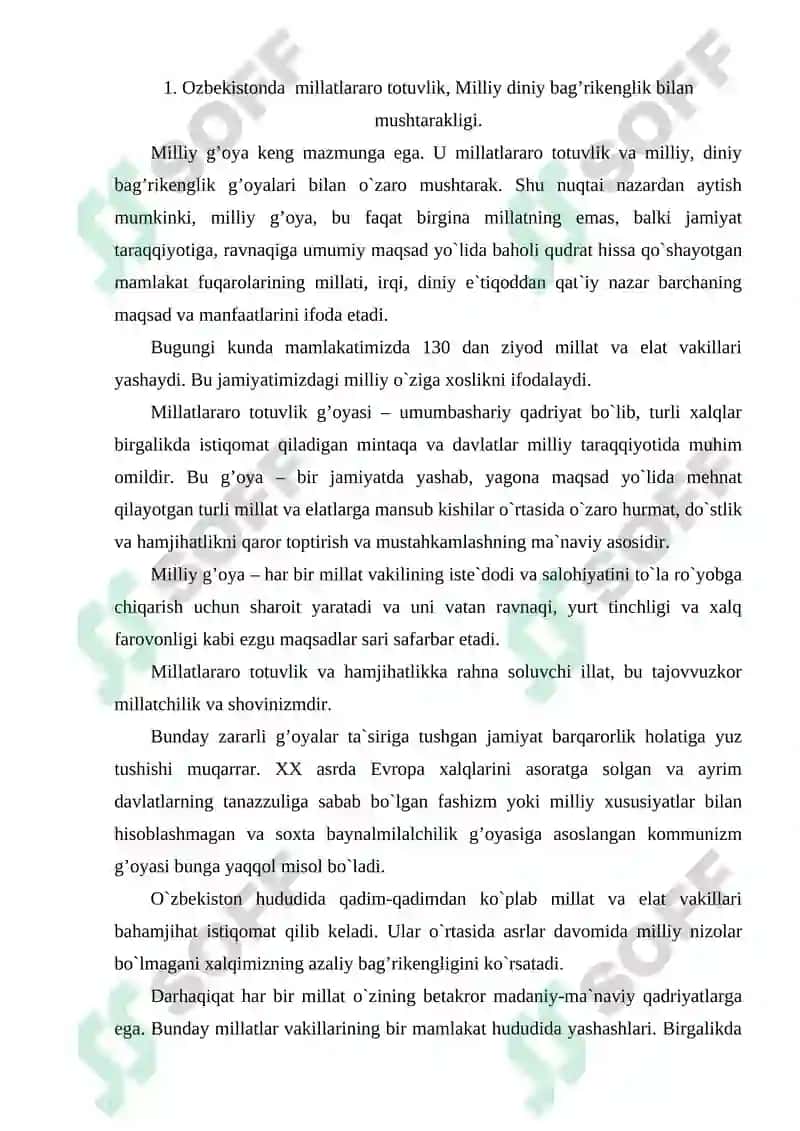 Diniy Bag'rikenglik va Milliy Totuvlik 7