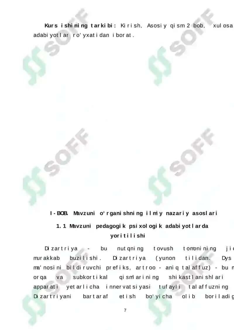 Dizartriya nutq kamchiligiga ega boʻlgan bolalar bilan olib boriladigan logopedik massaj 7