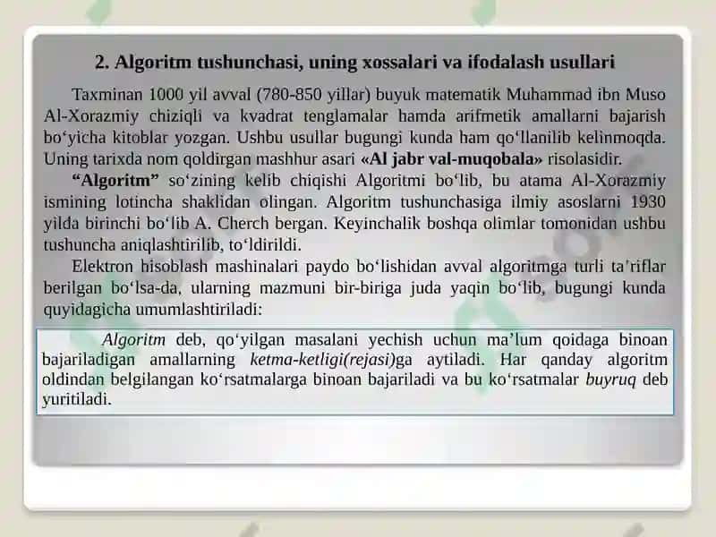 Zamonaviy dasturlash texnologiyalari 7