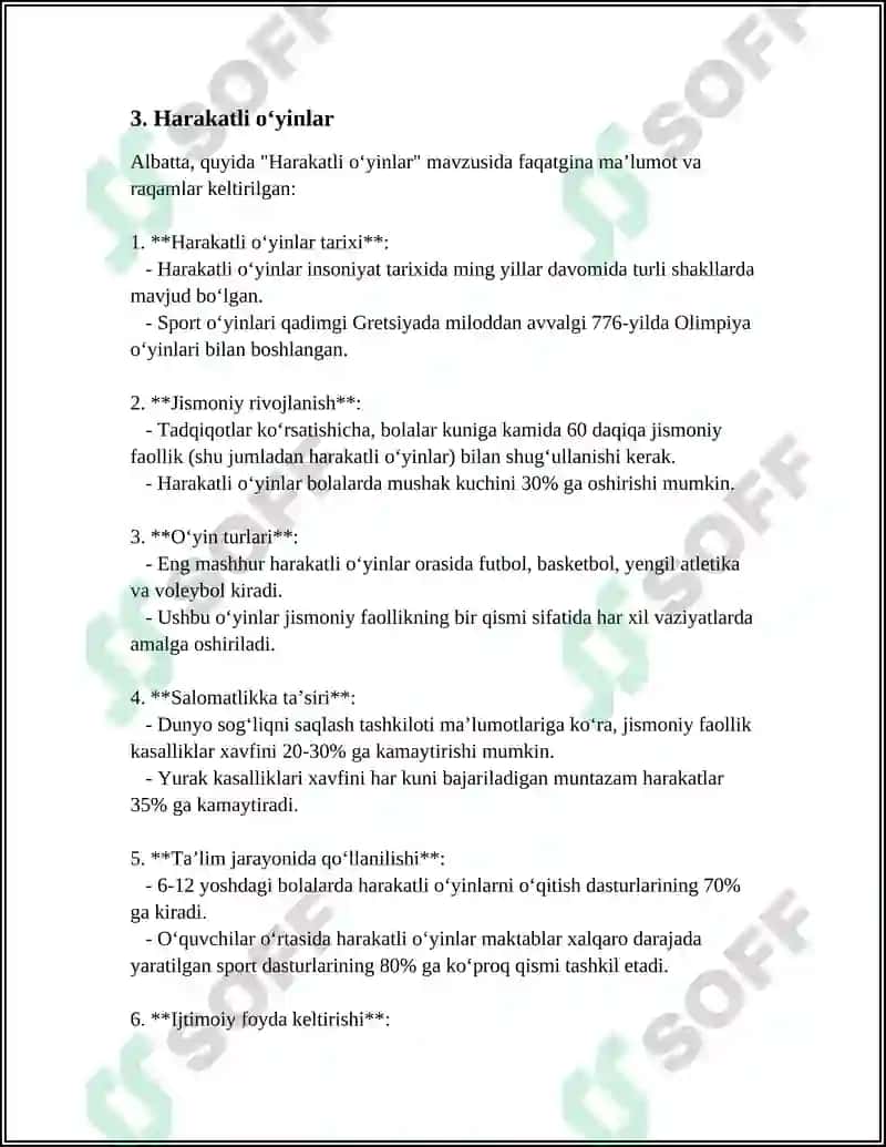 MAKTABGACHA YOSHDAGILAR JISMONIY TARBIYASI MASHG'ULOTLARNING SHAKILLARI 7