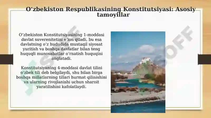 Mustaqil Oʻzbekiston Respublikasining tashkil topishi va uning tarixiy ahamiyati 7
