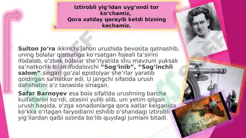 Safar Barnoyevijodi 7