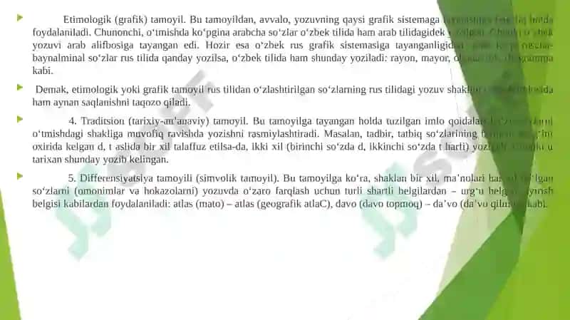 Grafika. Orfografiya va orfoepiya 7