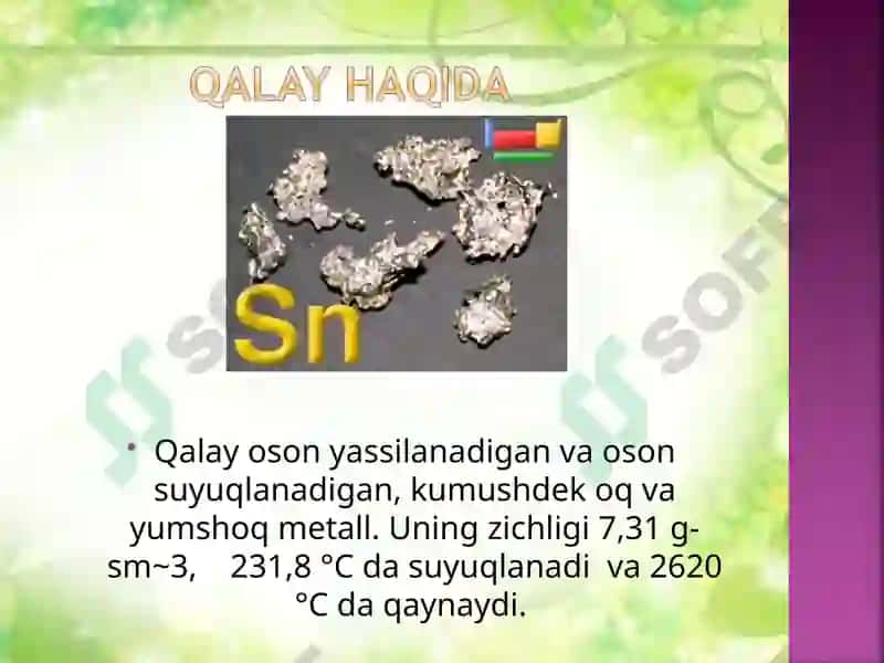 Germaniy elementi haqida fan 7