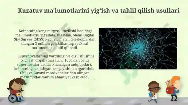 Koinot tuzilishi va evolutsiyasi bobiga doir masalalar yechish metodikasi 7