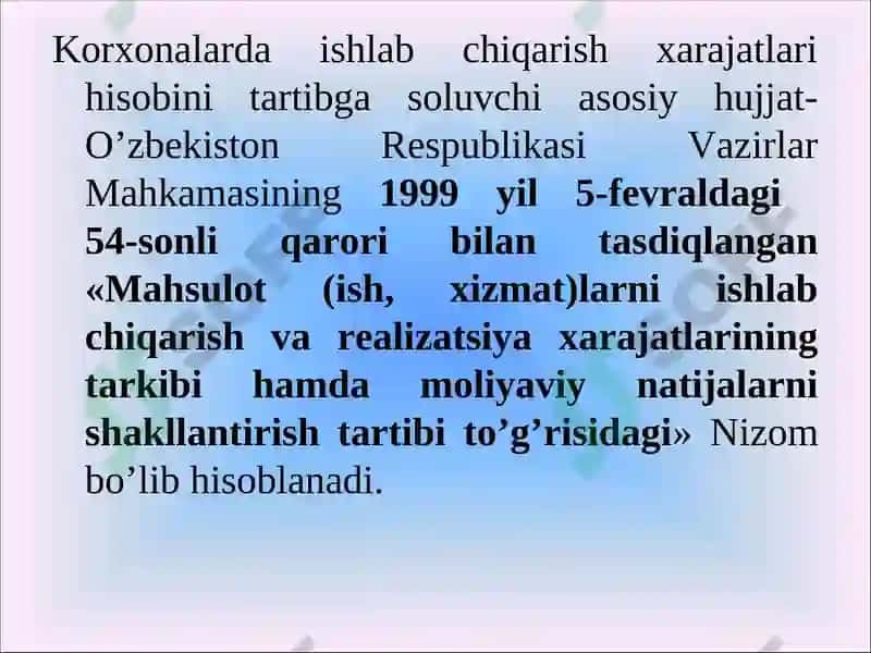Ishlab chiqarish jarayoni audit 7
