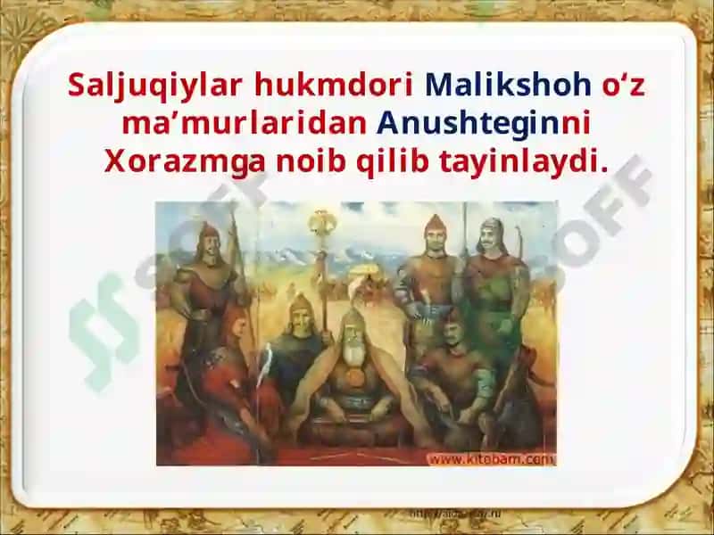 Xorazm davlati va uning yuksalishi 7