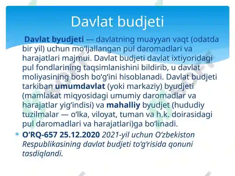 Ta’lim Tizimini Maliyalash 7