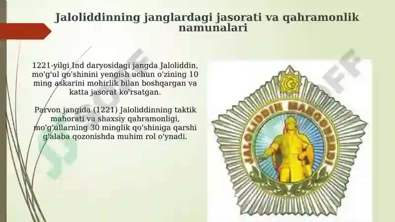Jaloliddin Manguberdi-Vatanhimoyachisi 7