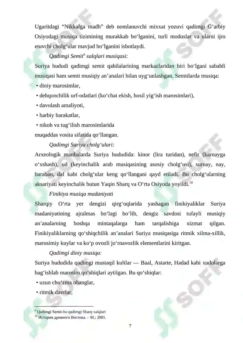Suriya musiqa folklori janr va turlari 7
