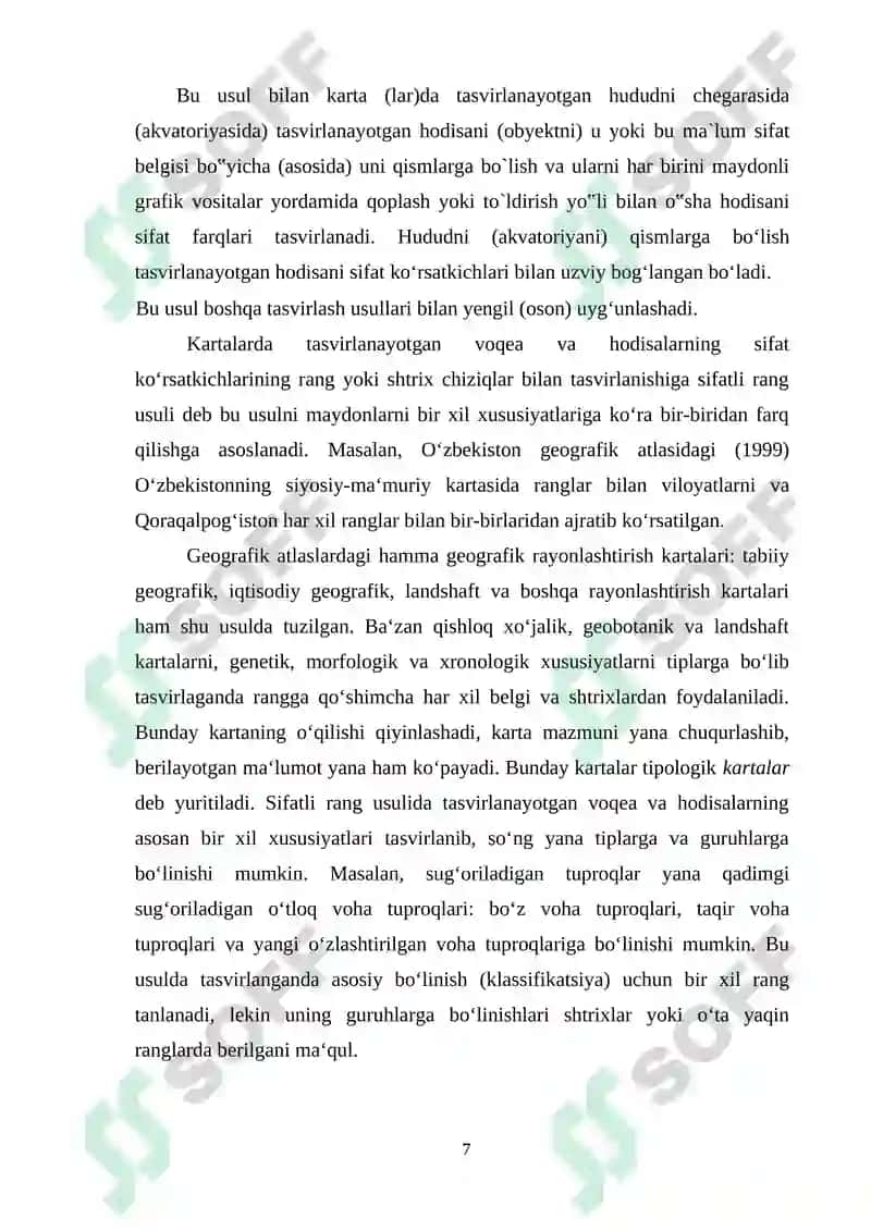 Iqlim kartalarini loyihalash va tuzish 7