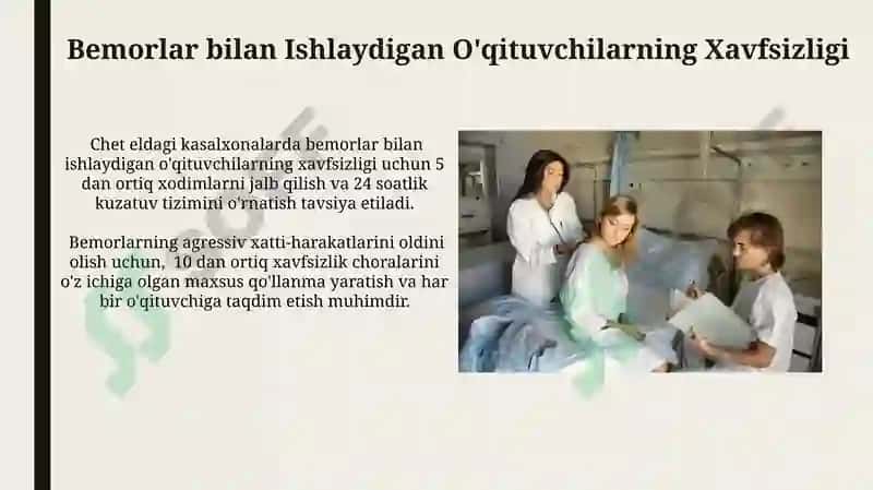 Uzoq davolanuvchi maktab oʻqituvchilari taʼlimi 7